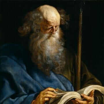Saint Thomas. Peter Paul Rubens